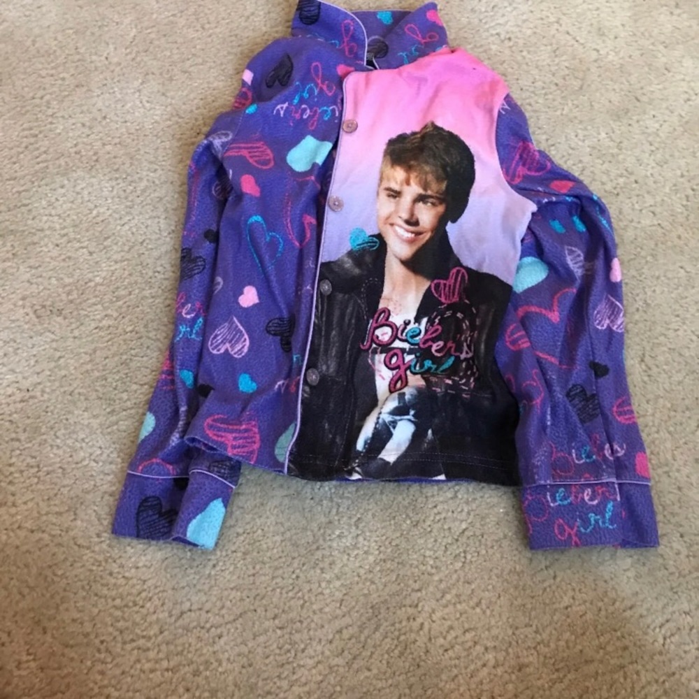 Justin Bieber Pajama Top